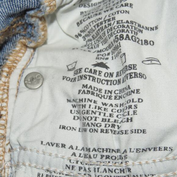 Black NYC Light Wash Denim Ever After The Madison High Rise Crop Jeans - Picture 13 of 13